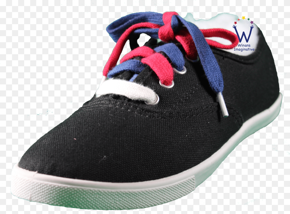 Each Shoelace Has Red On One Side Blue On The Other Skate Shoe Free Png Download