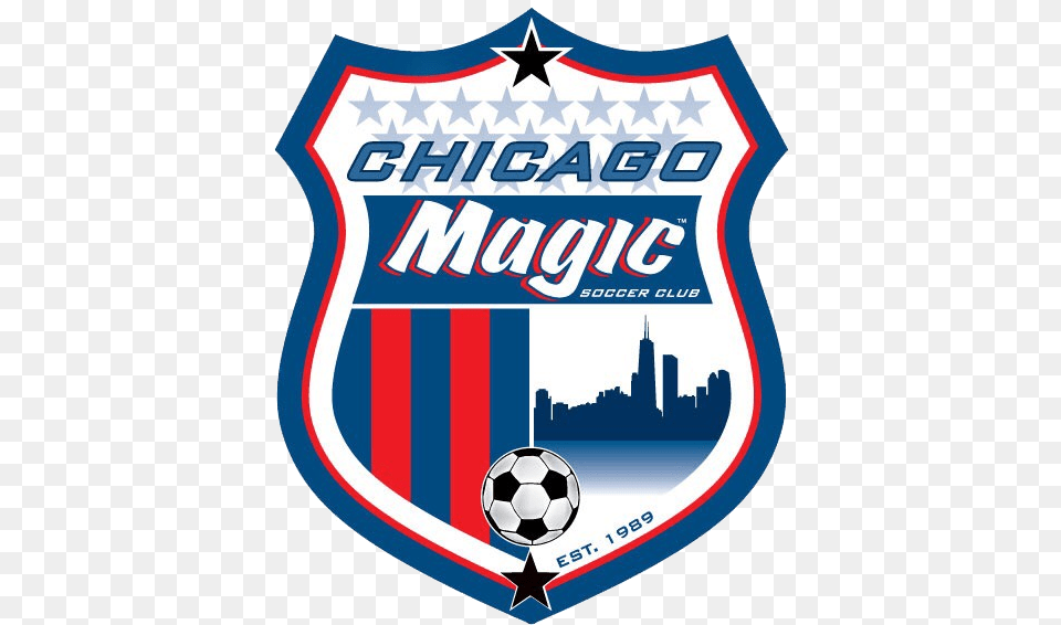 Each Star In Our Logo Has A Different Meaning Chicago Magic Soccer, Symbol, Badge, Ball, Football Free Png Download