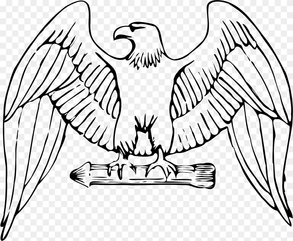 Eagle American Eagle Easy Drawing, Gray Png Image