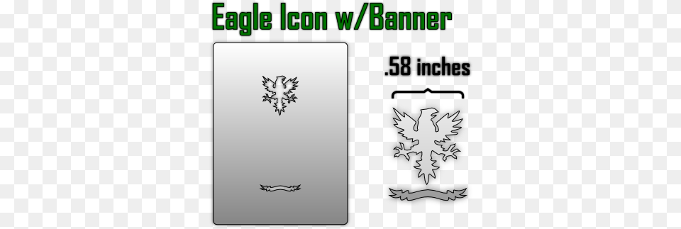 Eagle Banner Icon Airbrush Stencil Drawing, Emblem, Symbol, Outdoors, Nature Png Image