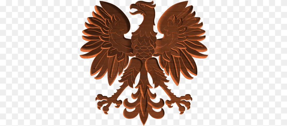 Eagle Banner Symbol Poland Eagle, Emblem, Plant Free Png Download