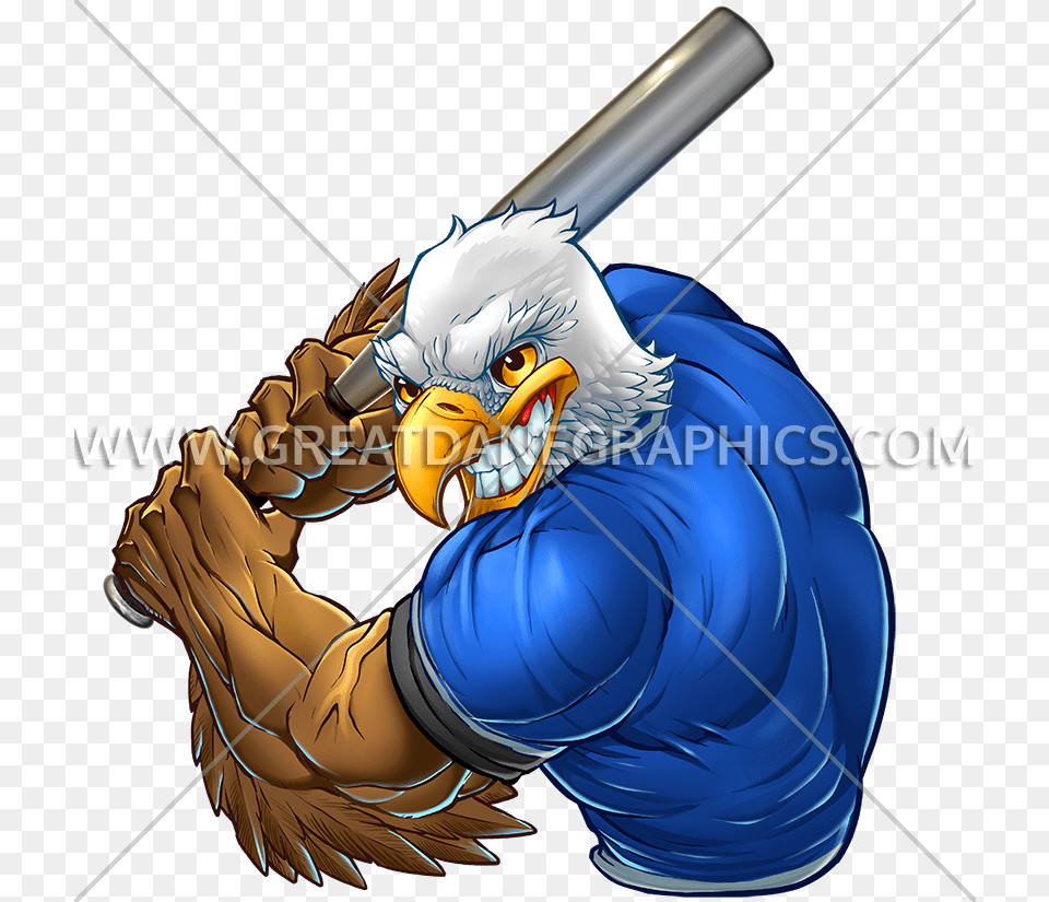 Eagle Baseball Mascot Clipart, People, Person, Clothing, Glove Free Png Download