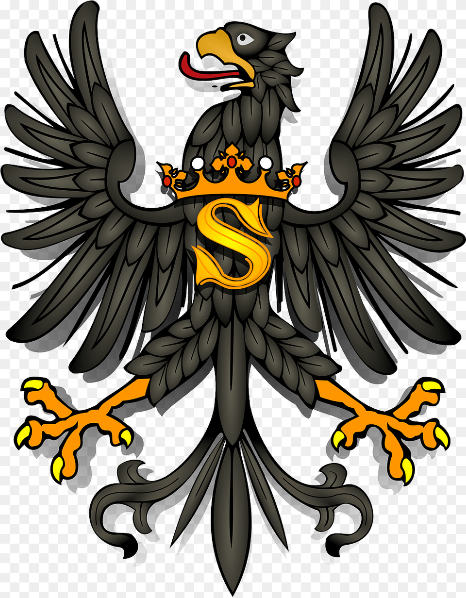Eagle Bird Animal West Prussia Coat Of Arms, Electronics, Hardware, Emblem, Symbol Png Image
