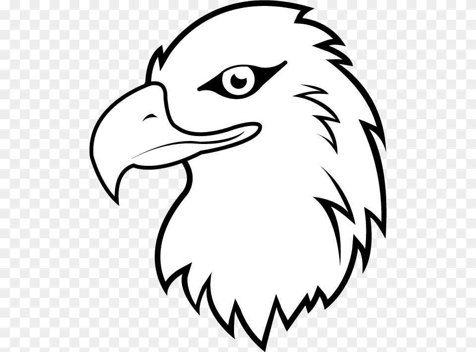 Eagle Clipart Black And White Black And White Eagle Clipart, Animal, Bird, Beak, Person Png Image