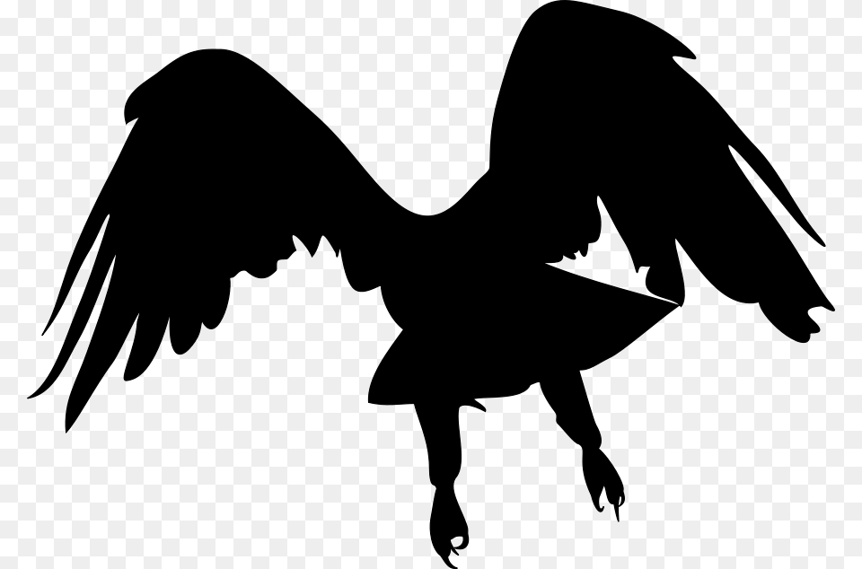 Eagle Clipart Vector Clip Art Online Royalty Eagle Flying Away, Gray Png