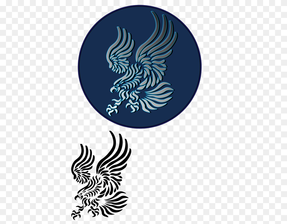 Eagle Computer Icons Animal Circle Silhouette, Logo, Pattern, Emblem, Symbol Free Png Download