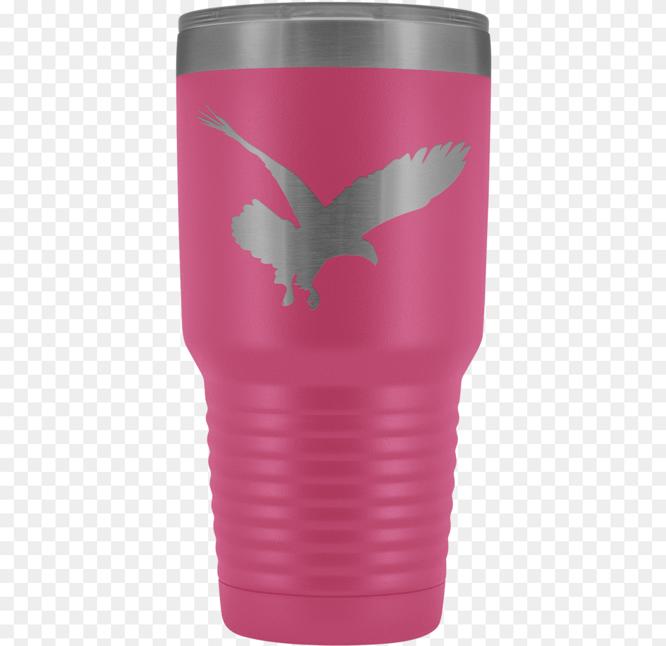 Eagle Flying 30oz Stainless Steel Thermos Tumbler Pint Glass, Can, Tin, Lamp Free Png Download