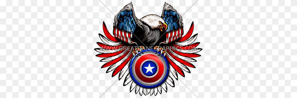 Eagle Globe Anchor Production Ready Artwork For T Shirt Printing, Emblem, Symbol, Animal, Bird Png