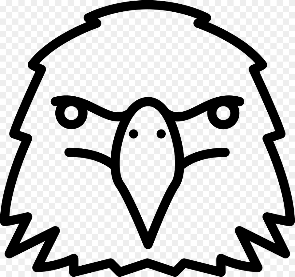 Eagle Head Eagle Head Icon, Stencil, Device, Grass, Lawn Free Png