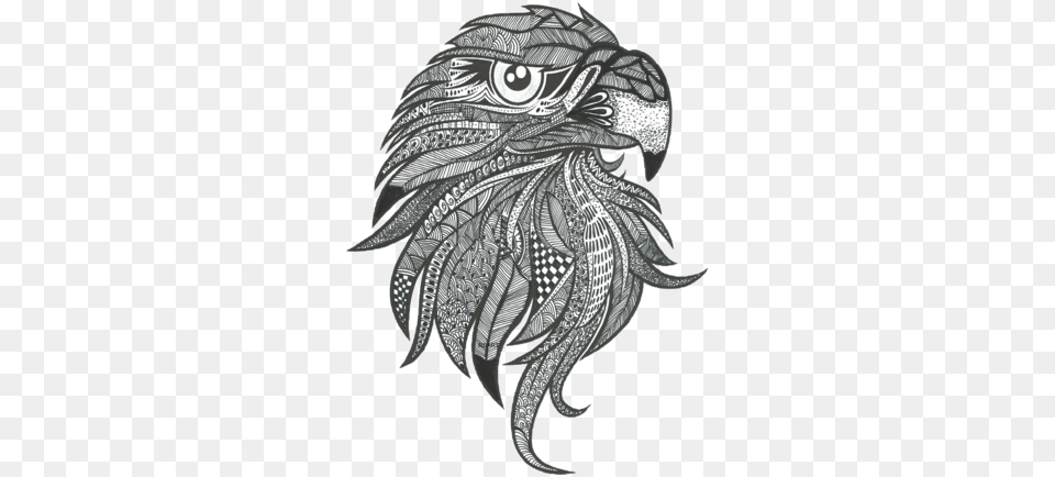 Eagle Head Poster Print Zentangle Eagle, Art, Drawing, Person Png