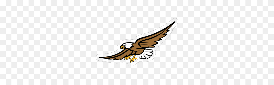 Eagle Mascot Sticker, Animal, Bird, Kite Bird, Fish Png Image