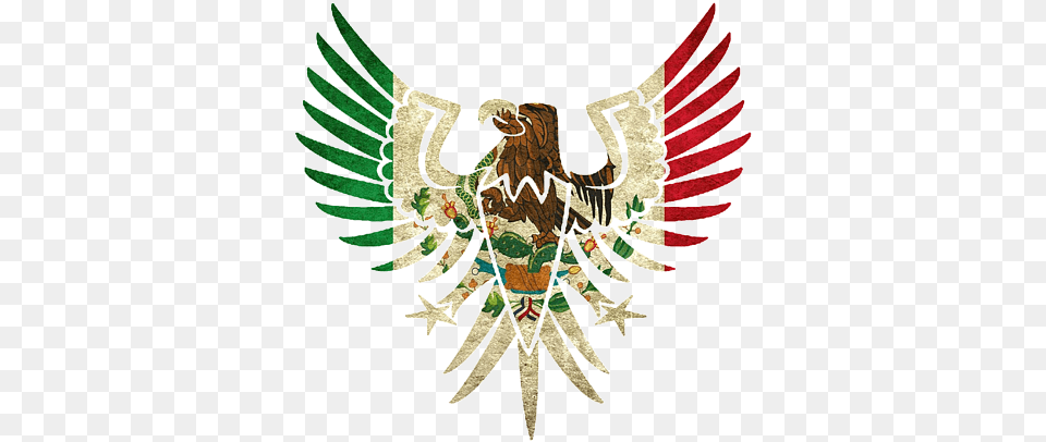 Eagle Mexican Design With Flag Vector Mexican Eagle Logo, Emblem, Symbol, Animal, Bird Free Transparent Png