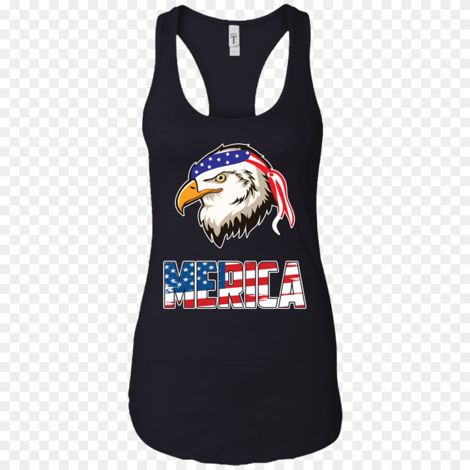 Eagle Mullet T Shirt Of July American Flag Merica Usa, Clothing, Tank Top Free Transparent Png