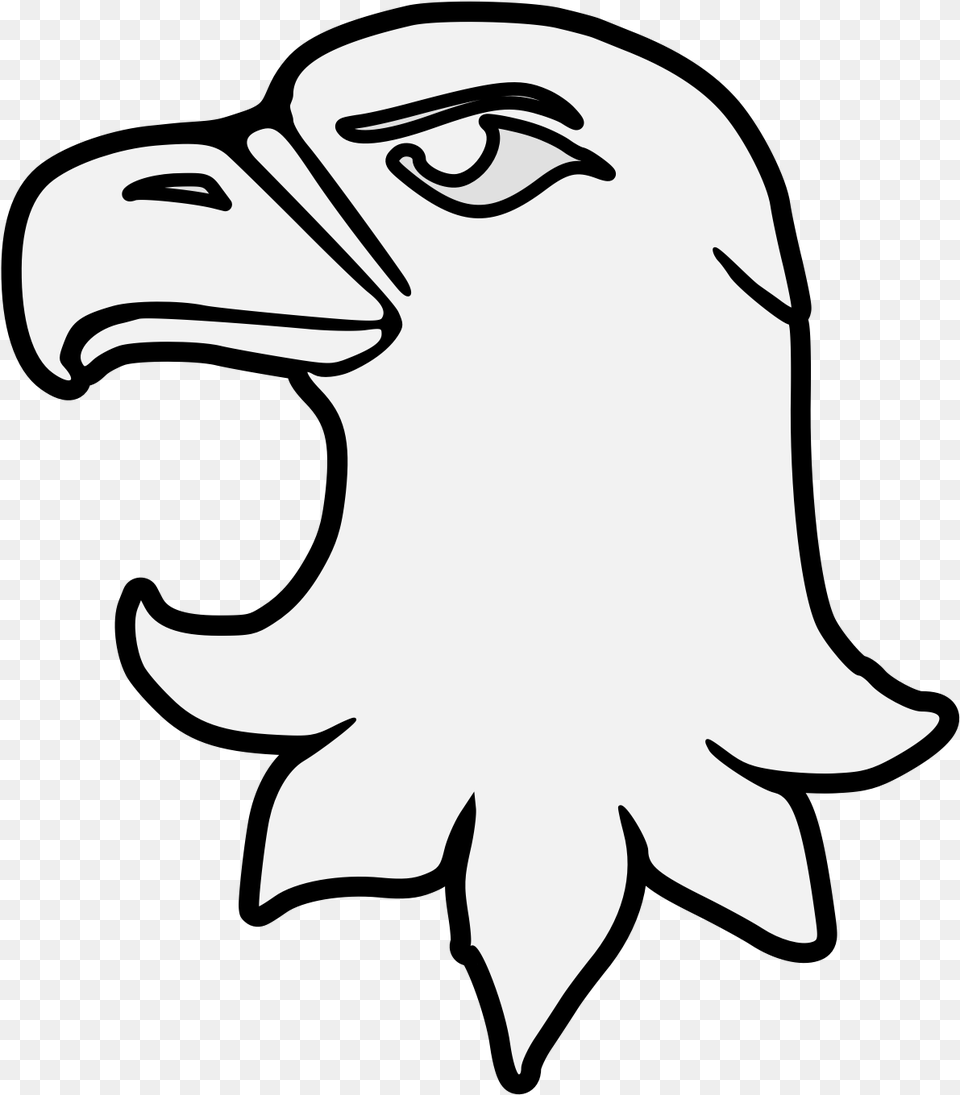Eagle S Head Erased, Animal, Bird, Beak, Fish Free Png