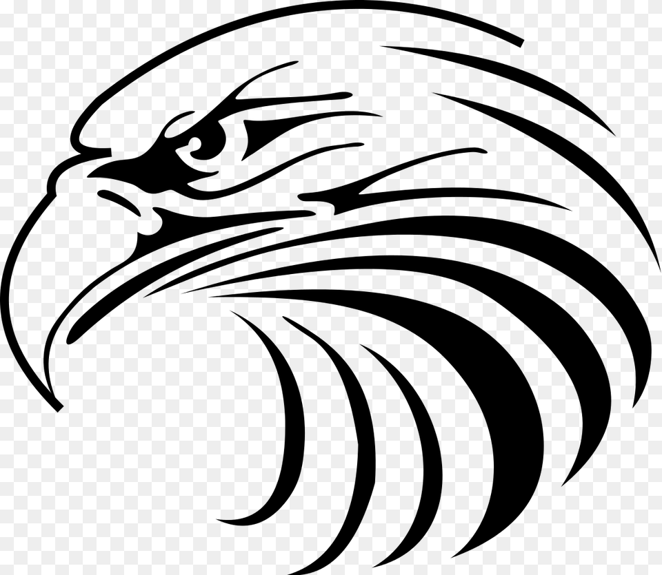 Eagle School Mascot, Gray Free Png Download