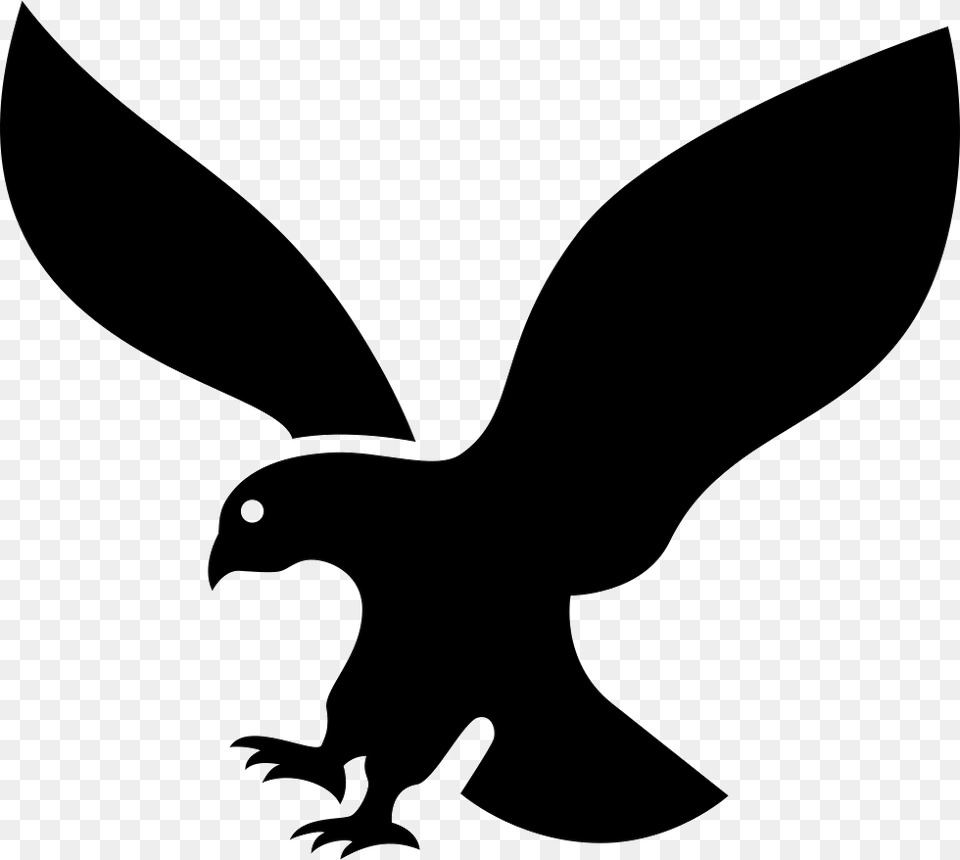 Eagle Silhouette In Flight Silueta De Un Aguila, Stencil, Animal, Bird, Blackbird Png Image