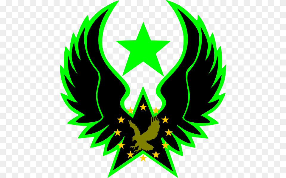 Eagle Star Hero Clip Art, Symbol, Star Symbol, Emblem, Dynamite Png