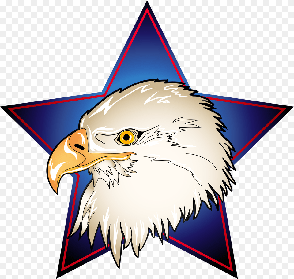 Eagle Star Logo, Animal, Beak, Bird, Fish Png Image