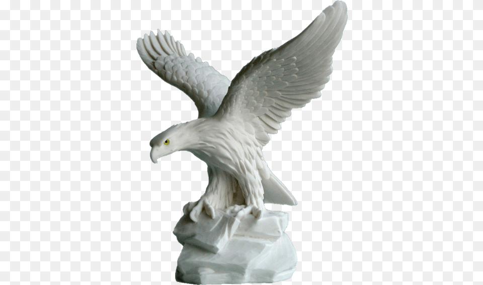 Eagle Statue Taking Off Made Of Alabaster Alabaster, Animal, Bird Png