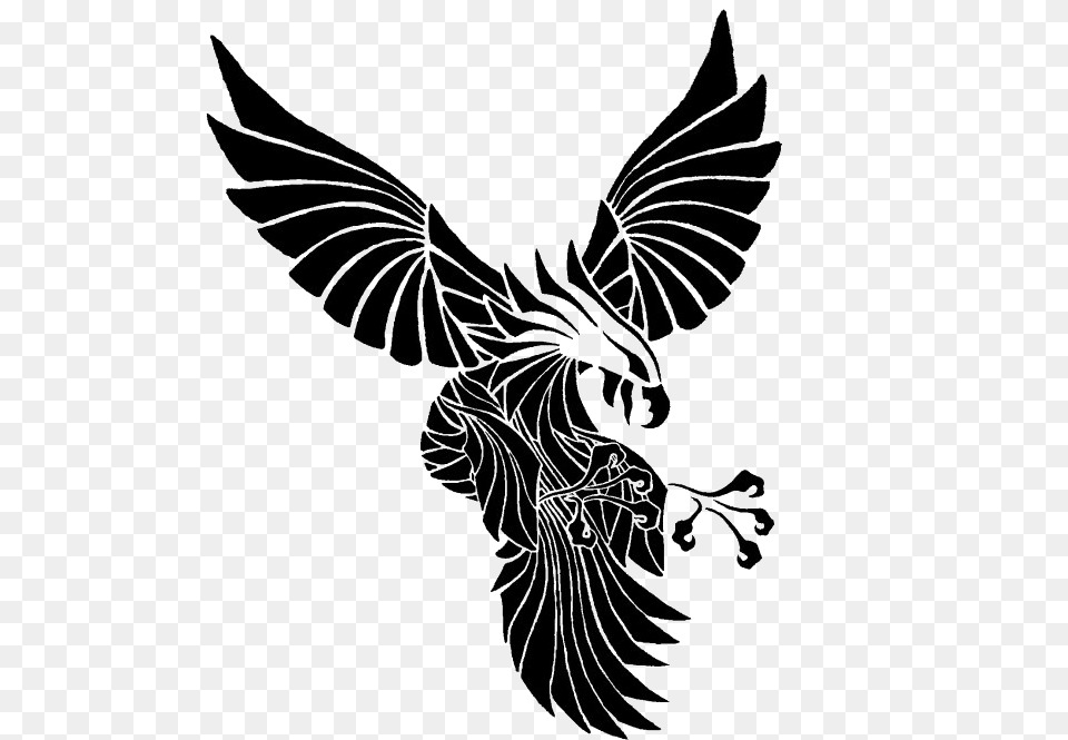 Eagle Tattoo Background Tribal Eagle Designs Tattoo, Plant, Art Free Transparent Png