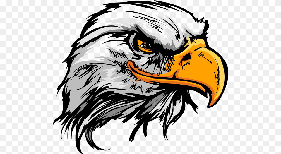 Eagle Tattoo Photo Logo Eagle, Animal, Beak, Bird, Person Free Png Download
