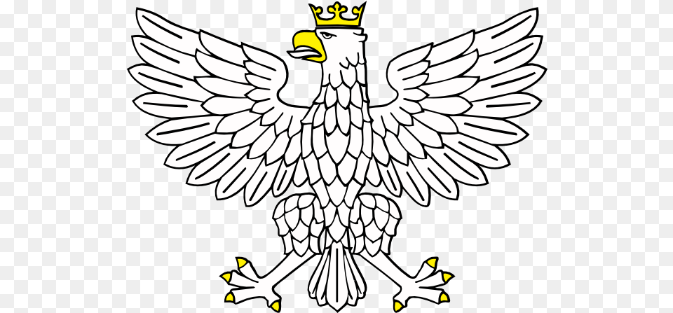 Eagle Wearing Crown Svg Clip Arts Download Clip Arts Eagle With A Crown, Emblem, Symbol, Animal, Bird Free Transparent Png