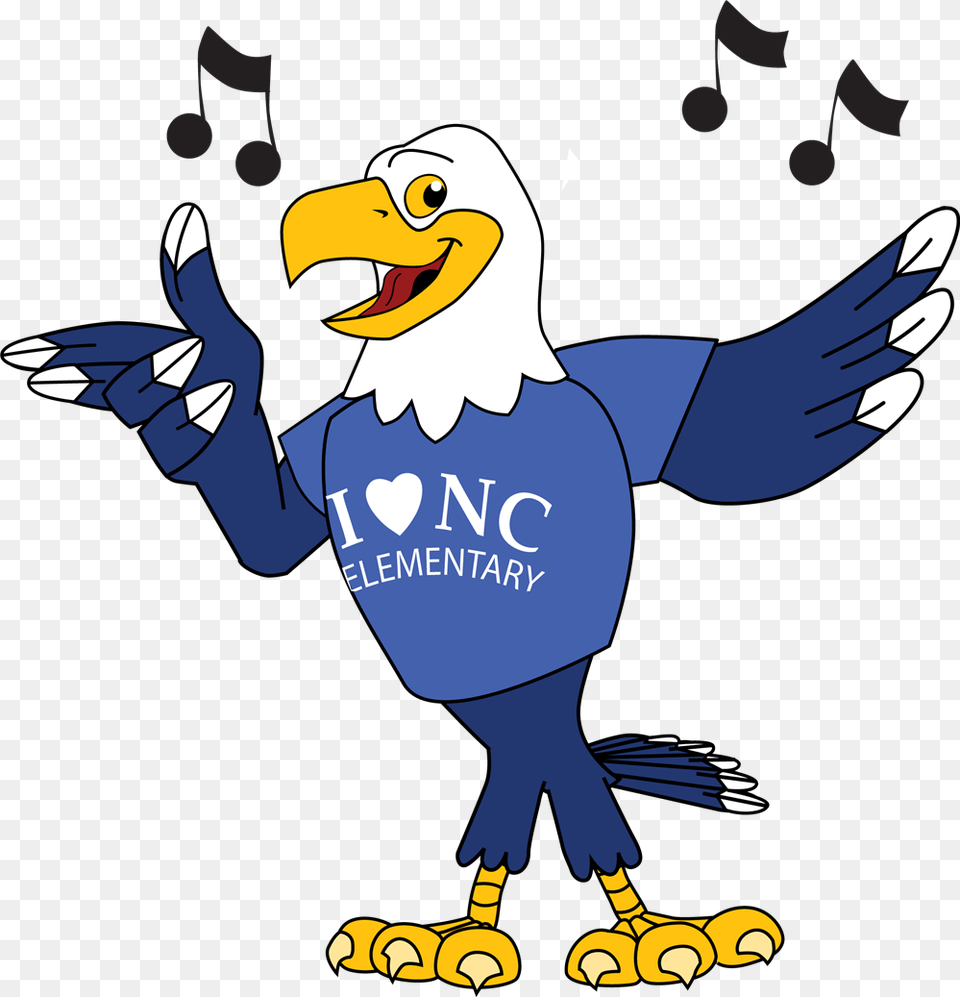 Eagle With Music Notes, Animal, Beak, Bird Free Png