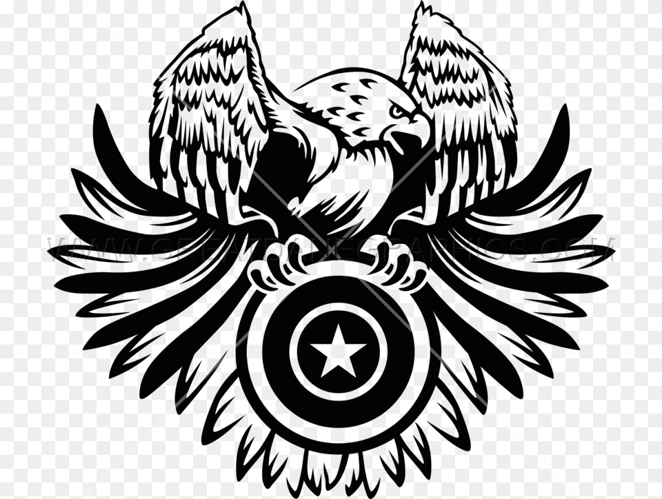 Eagle With Wings, Emblem, Symbol, Animal, Dinosaur Free Png Download
