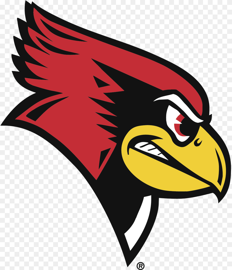 Eagleclip Artbirdbald Illinois State Redbird, Animal, Beak, Bird, Adult Free Png Download