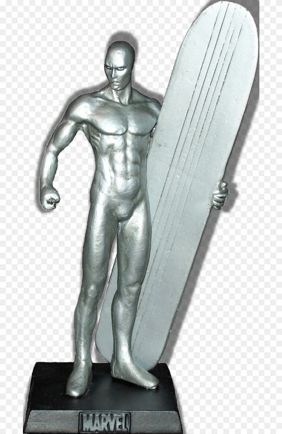 Eaglemoss Marvel Silver Surfer Figurine Standing, Adult, Male, Man, Person Free Transparent Png
