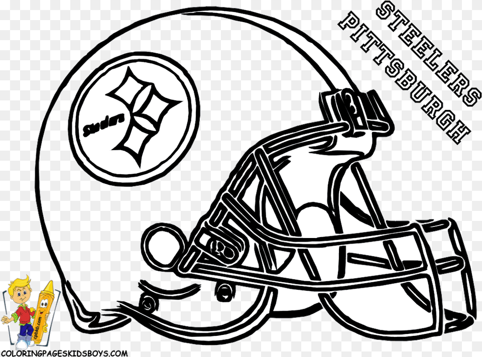 Eagles Helmet Coloring Page, Sport, Playing American Football, Person, American Football Free Png Download