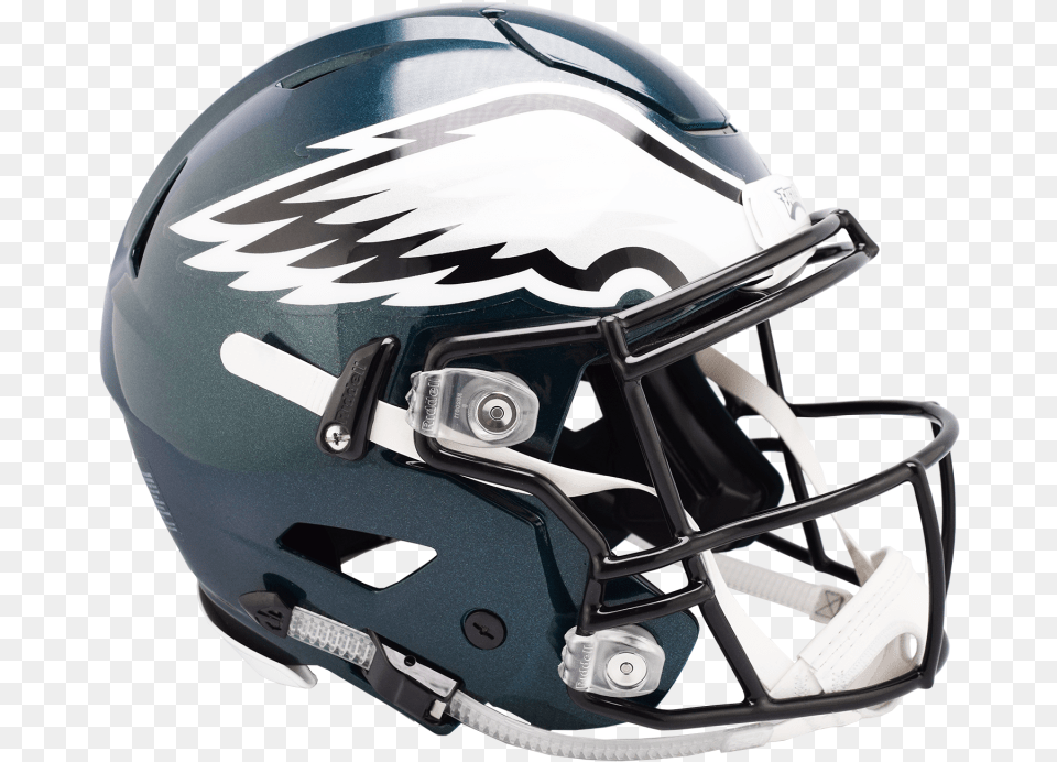 Eagles Speedflex Helmet Nfl Speedflex Helmet, Crash Helmet, American Football, Playing American Football, Person Png Image