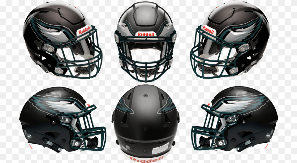 Eagles3speedflex6view Charlotte 49ers Football Helmet, Crash Helmet, American Football, Person, Playing American Football Free Png