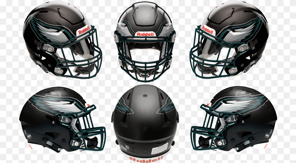 Eagles3speedflex6view Philadelphia Eagles Concept Helmet, Crash Helmet, American Football, Football, Person Free Png Download