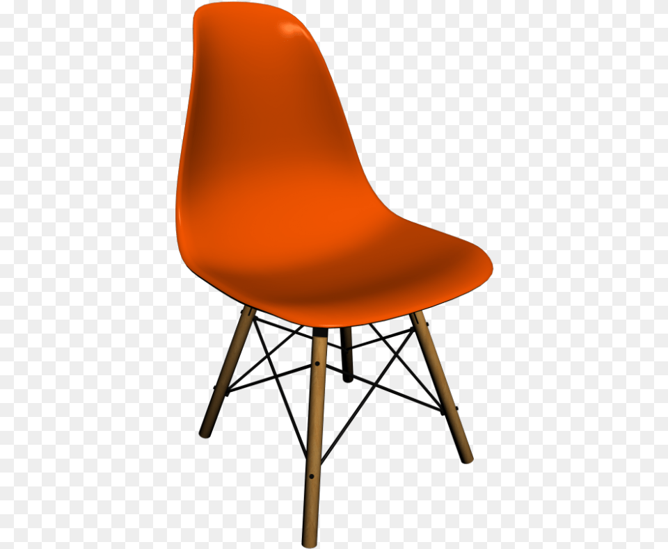 Eames Plastic Side Chair Dsw By Vitra Chair Top Side, Furniture, Plywood, Wood, Armchair Free Png Download