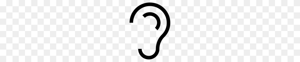 Ear, Gray Png