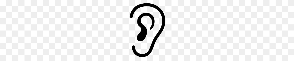Ear, Gray Free Transparent Png