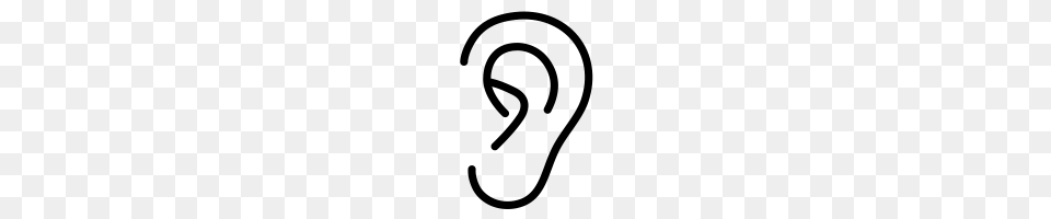 Ear, Gray Png Image