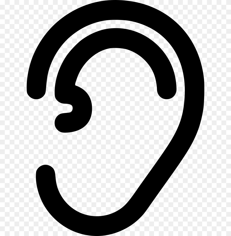 Ear, Stencil Png