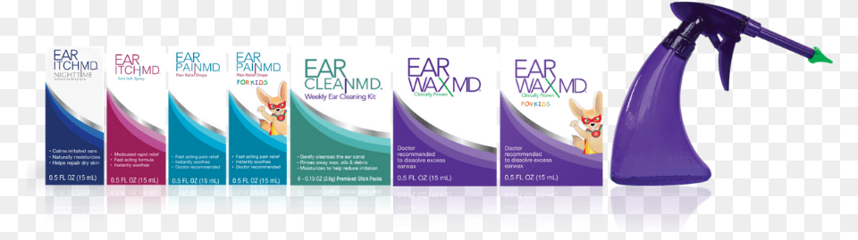 Ear Care Md Product Line Up Ear Drop, Advertisement, Poster Free Transparent Png