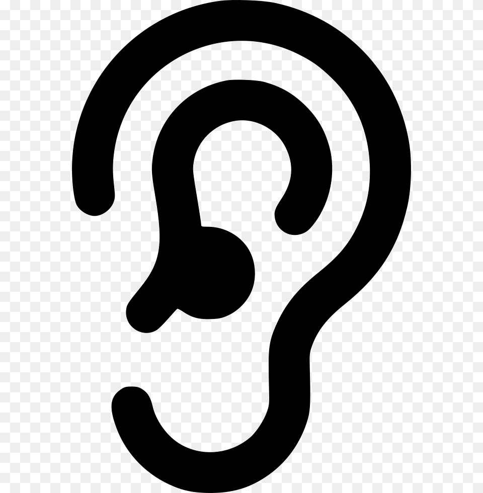 Ear Ear Icon Svg, Electronics, Hardware, Stencil, Smoke Pipe Png Image