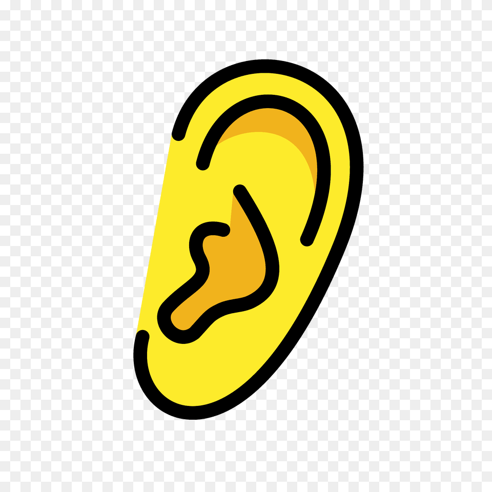 Ear Emoji Clipart, Body Part Free Png