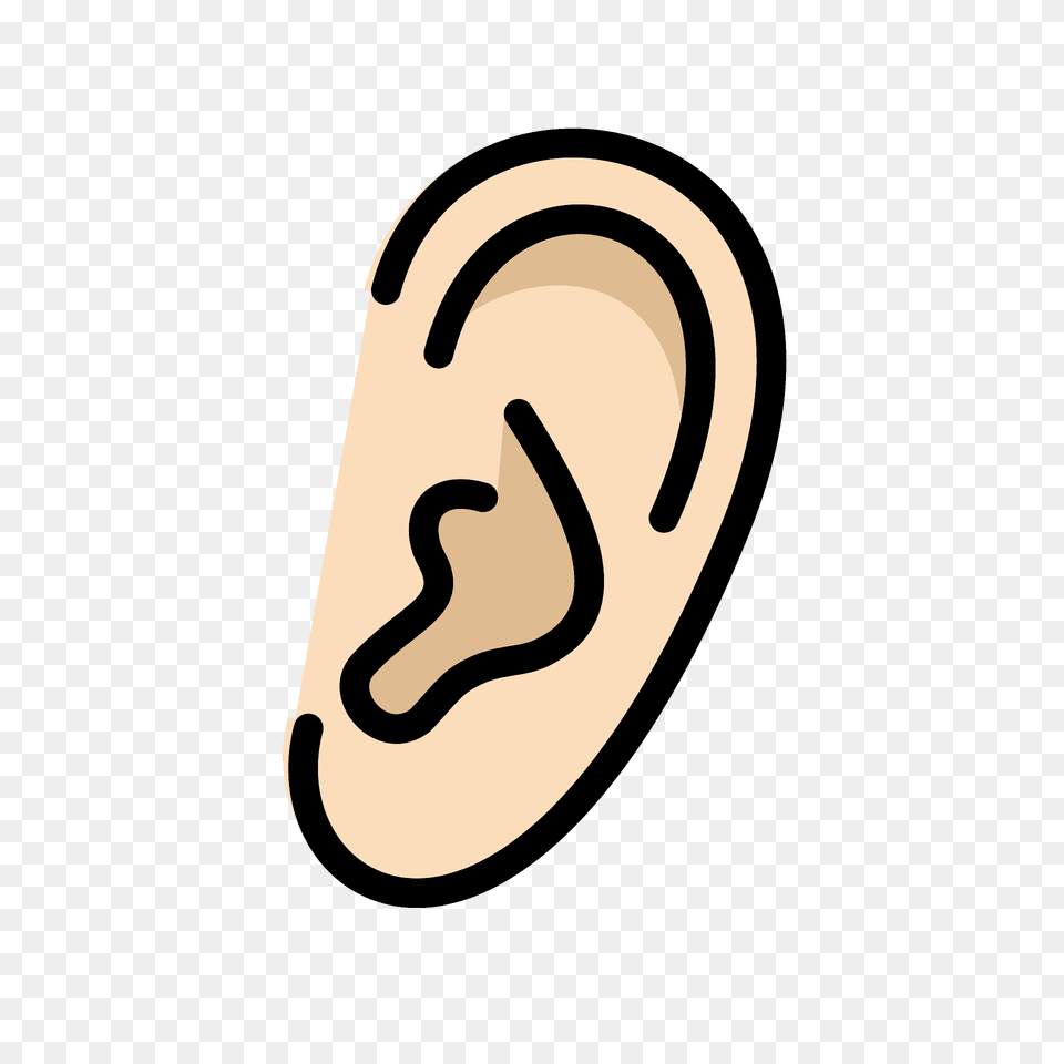 Ear Emoji Clipart, Body Part Png