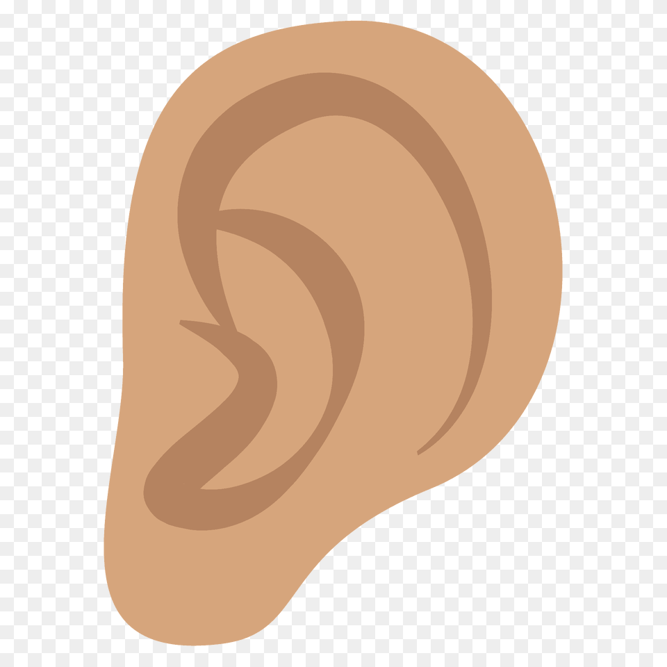 Ear Emoji Clipart, Body Part Png