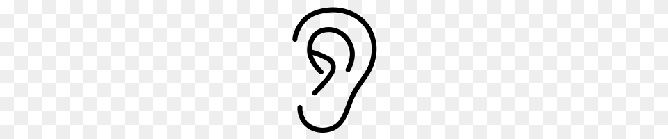 Ear Image Download, Gray Png
