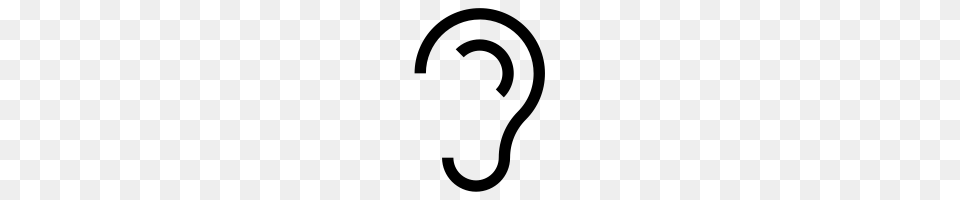 Ear Image Download, Gray Free Transparent Png