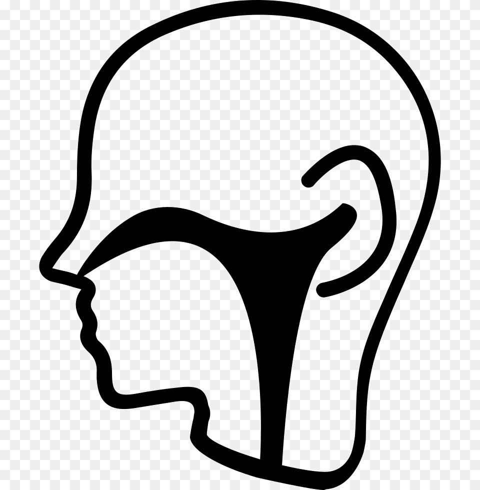 Ear Nose Throat Section Ear Nose And Throat Icon, Stencil, Cap, Clothing, Hat Png