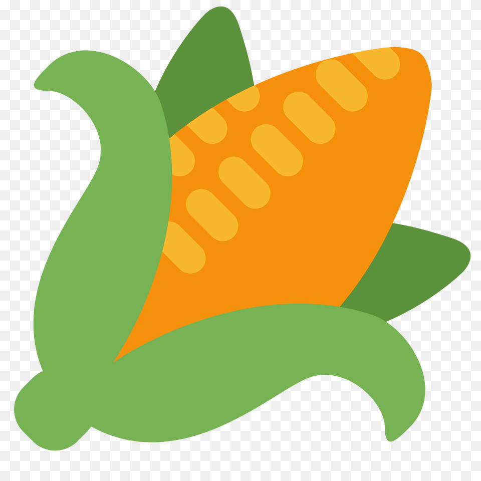 Ear Of Corn Emoji Clipart, Food, Grain, Plant, Produce Free Png Download