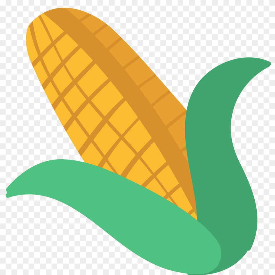 Ear Of Corn Emoji Clipart, Food, Produce, Fruit, Plant Free Png