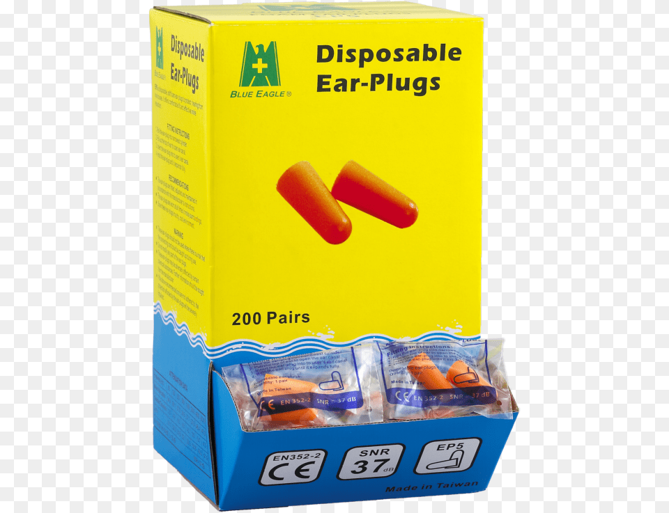 Ear Plug Blue Eagle, Box, Medication, Pill Free Png Download